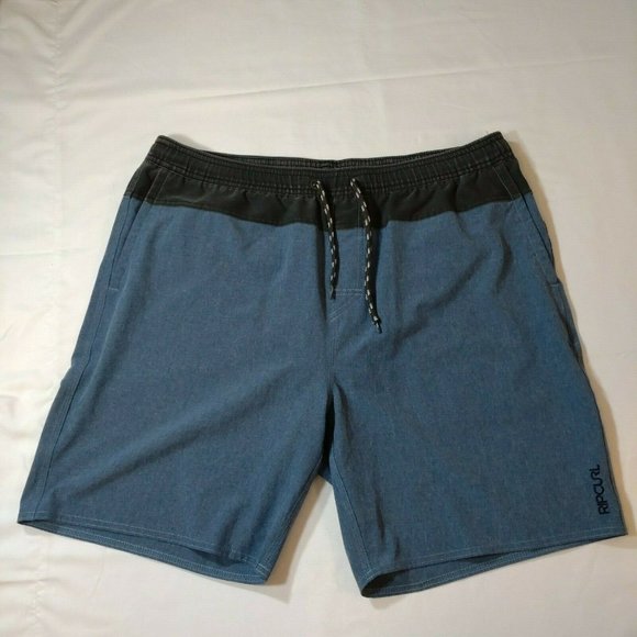 Rip Curl Size Large L Blue Swim Shorts - Picture 1 of 9